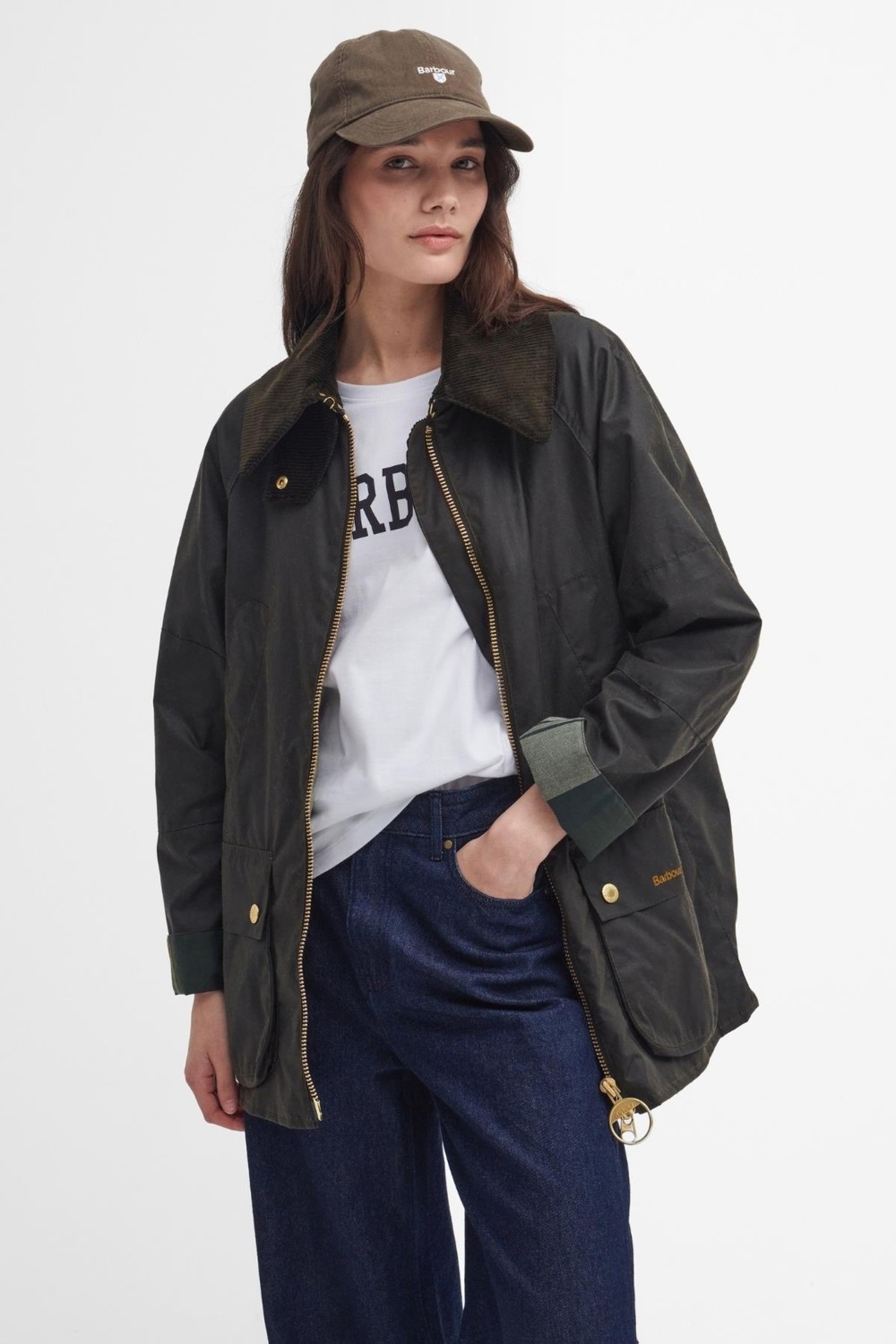 Barbour Allerston Yağlı Ceket OL71 Olive-Ancient