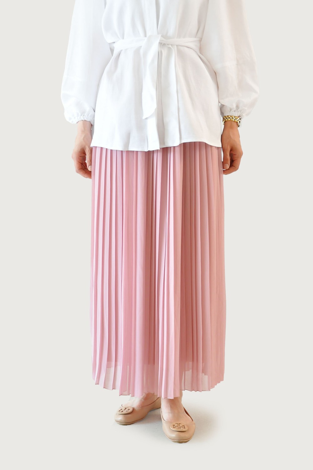 Rukayyel Luna Piliseli Kadın Etek - Pembe görsel 5