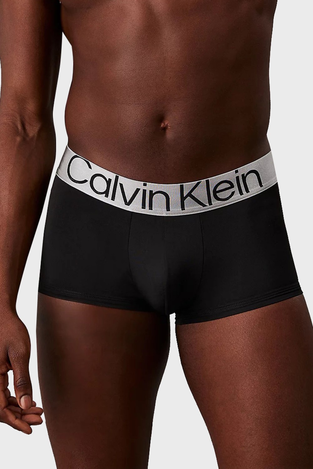 Calvin Klein Erkek 3'lü Trunk Boxer Seti Siyah Konforlu Paça Tipi Düşük Bel görsel 8