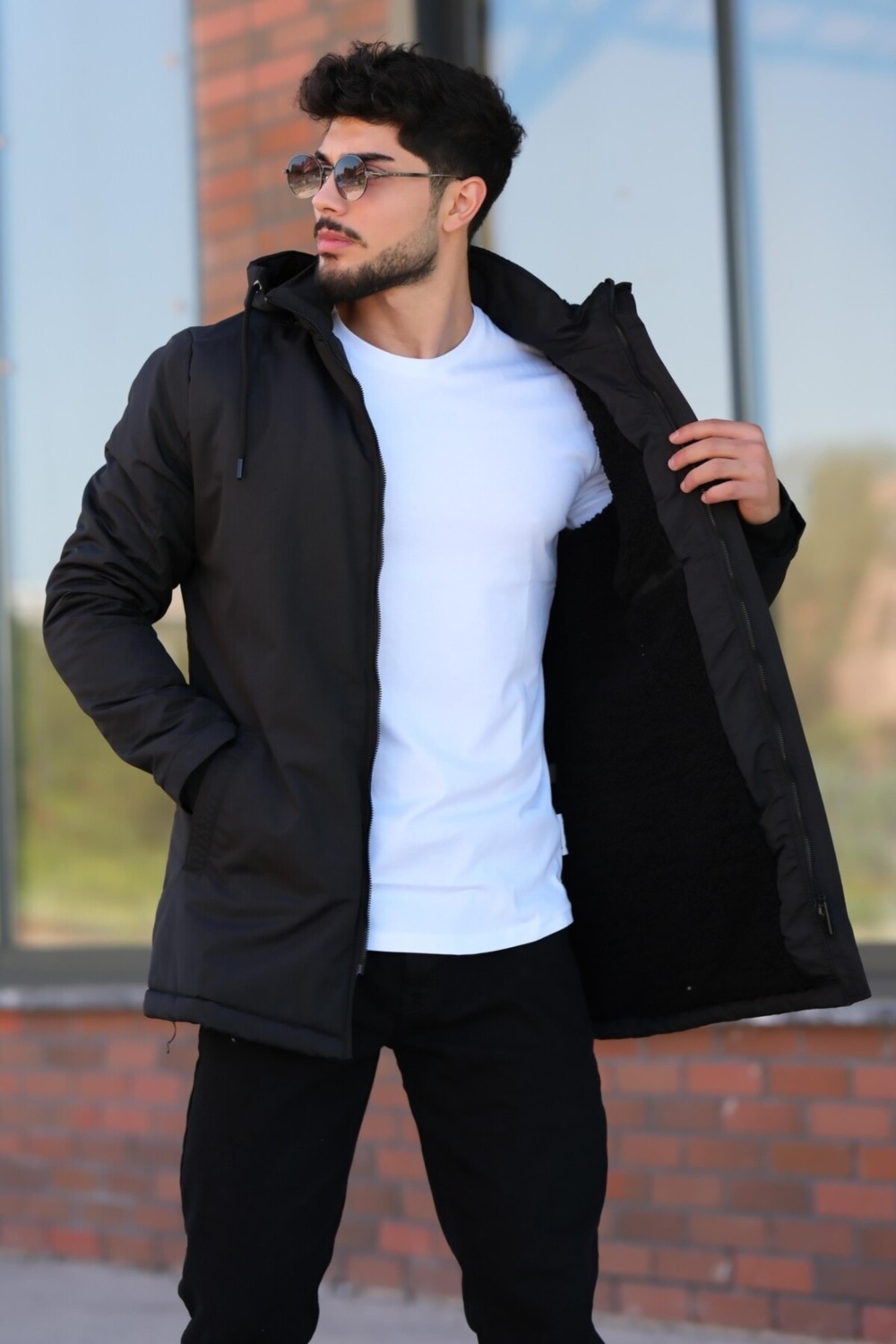 Stil Kombin Içi Kürk Astarlı Su Geçirmez MONT&KABAN&PARKA_50209 görsel 3