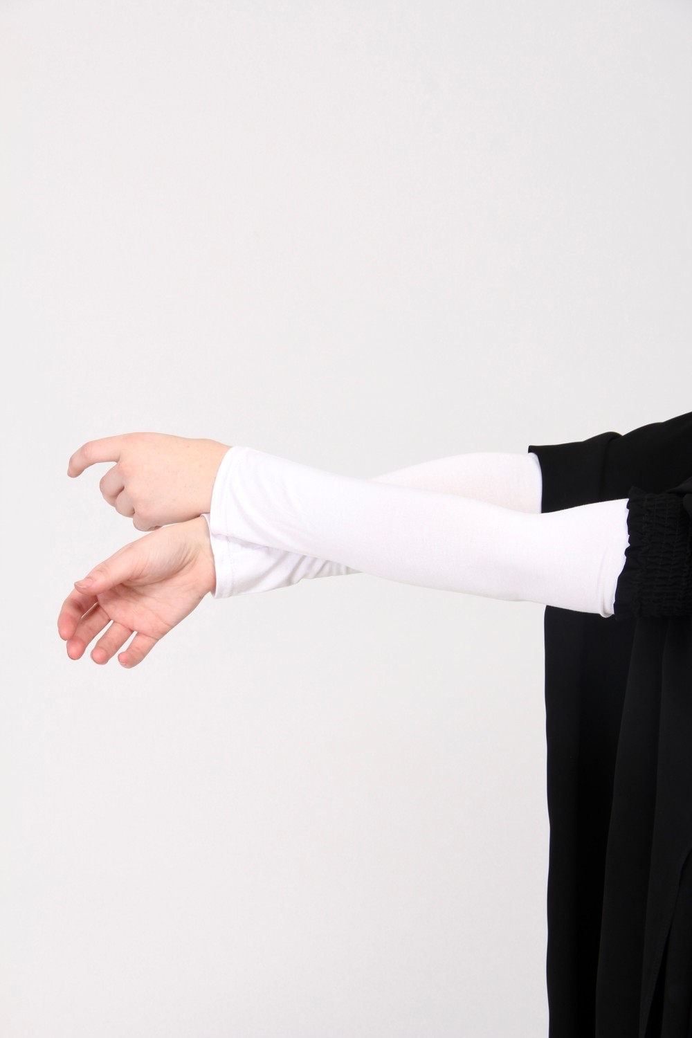 Manolyaşal İslamic Hijab Manolya Şal Likralı Kaymayan Kurtarıcı 1 Çift Tesettür Kolluk görsel 8