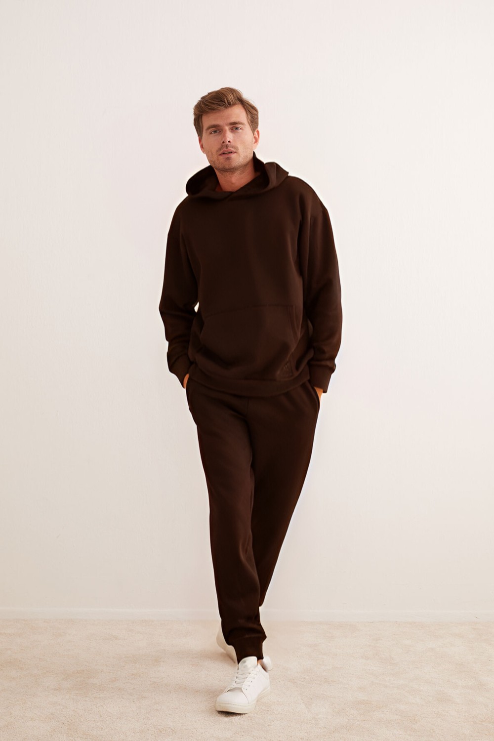 CMZ Collection Erkek 3 Iplik Oversize Bol Kesim Rahat Günlük Eşofman Takımı