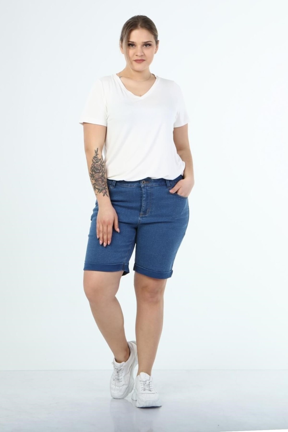 Myline 5 Cep Denim Şort