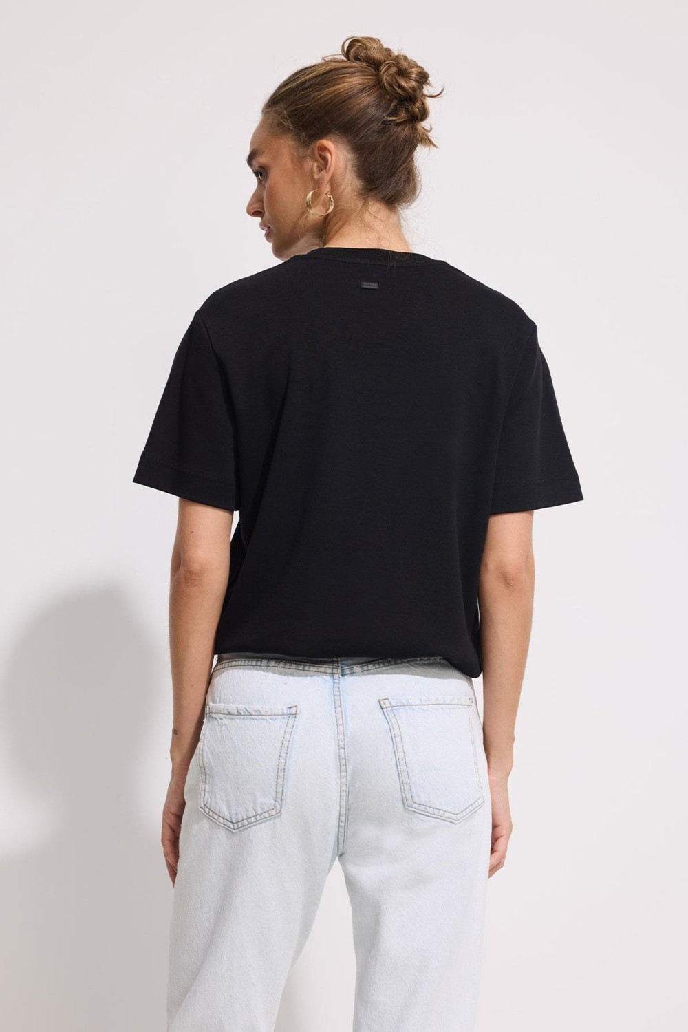 Babokah Premium Pamuk Basic Tshirt Kadın görsel 2