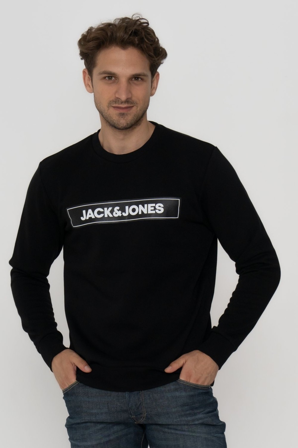 Jack & Jones Erkek Göğüs Logo Baskılı Sweatshirt - Minder görsel 7