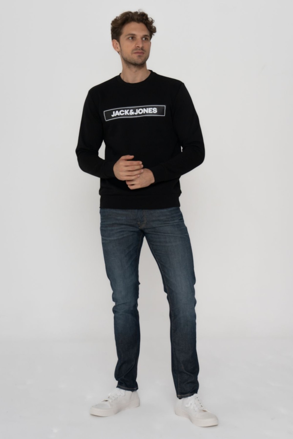 Jack & Jones Erkek Göğüs Logo Baskılı Sweatshirt - Minder görsel 8