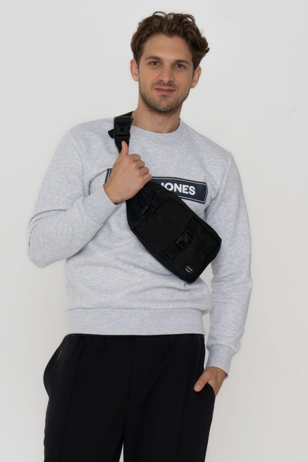 Jack & Jones Erkek Göğüs Logo Baskılı Sweatshirt - Minder görsel 2