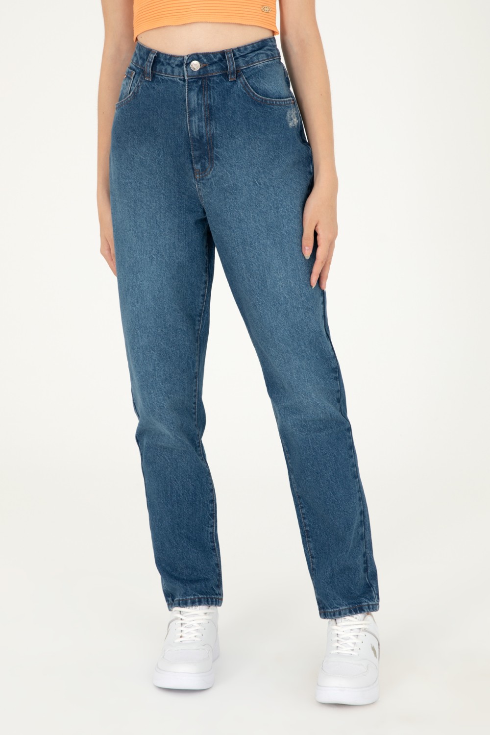 U.S. Polo Assn. Kadın Mavi Jean Pantolon 50282809-DN0022 görsel 2
