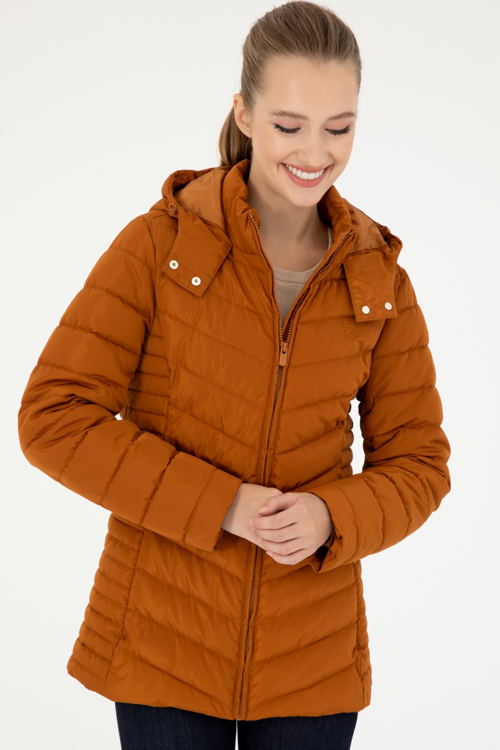 U.S. Polo Assn. Kadın Coconut Mont 50292672-VR153 görsel 3