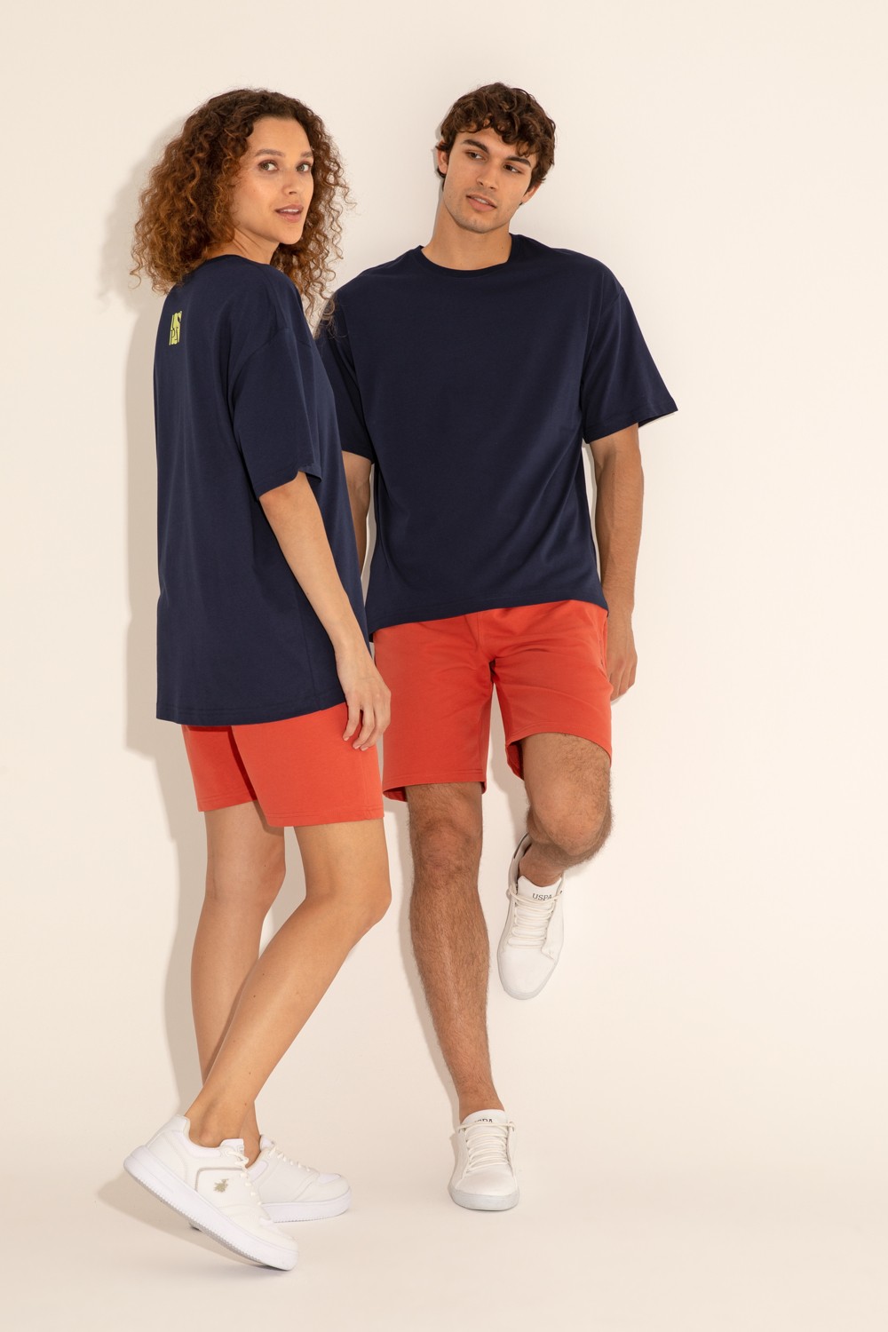 U.S. Polo Assn. Erkek Comfort Fit Bisiklet Yaka Beyaz Tişört 50287046-VR013