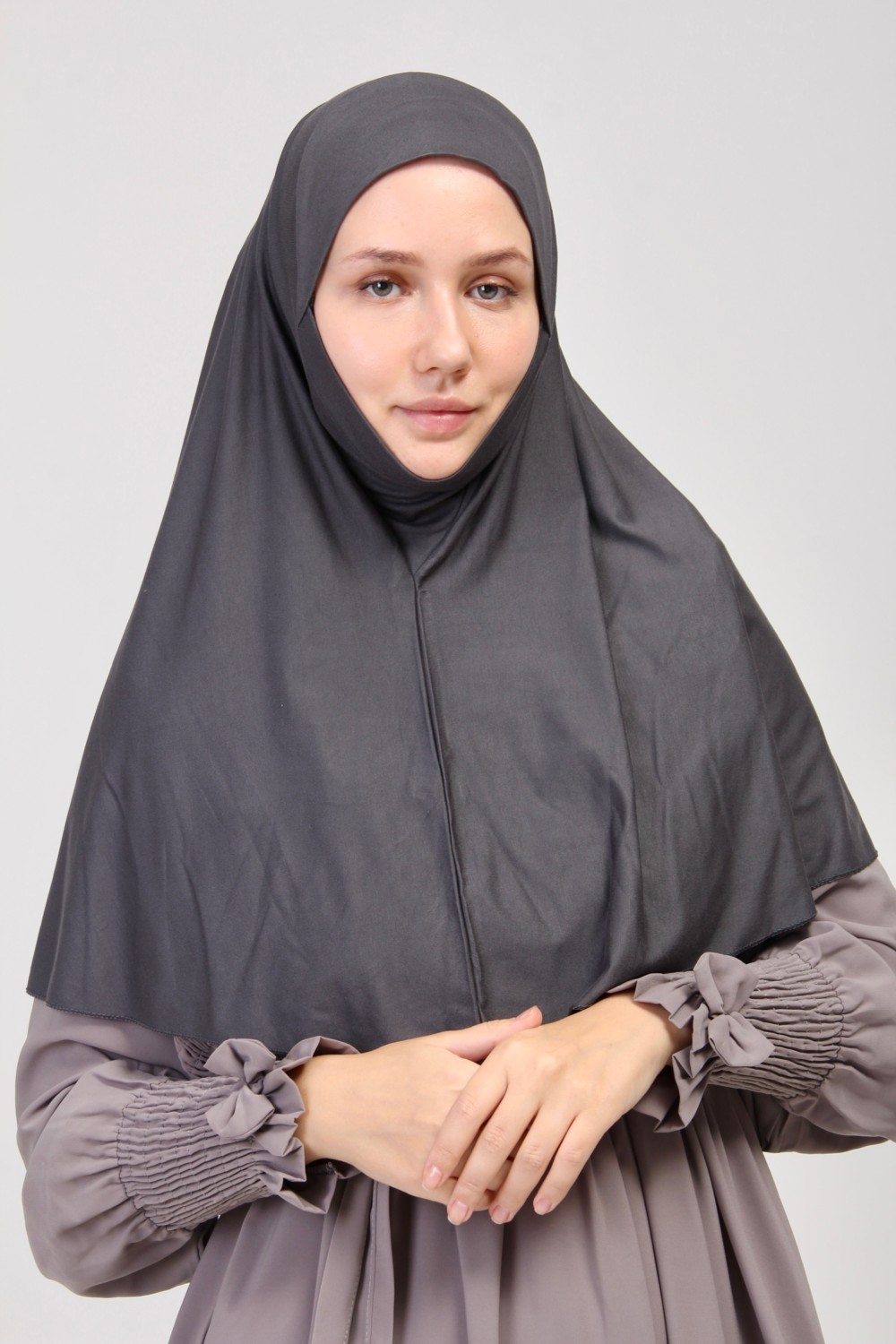 Manolyaşal İslamic Hijab Manolya Şal Pratik Eşarp Peçeli-Peçesiz Hazır Türban Sufle