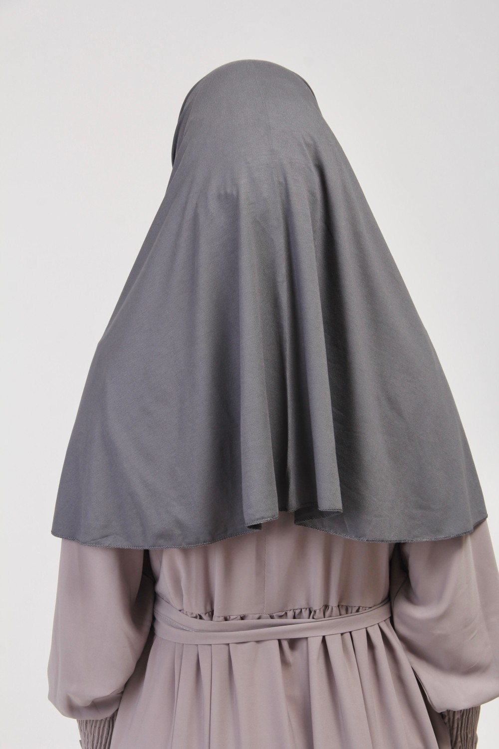 Manolyaşal İslamic Hijab Manolya Şal Pratik Eşarp Peçeli-Peçesiz Hazır Türban Sufle görsel 5