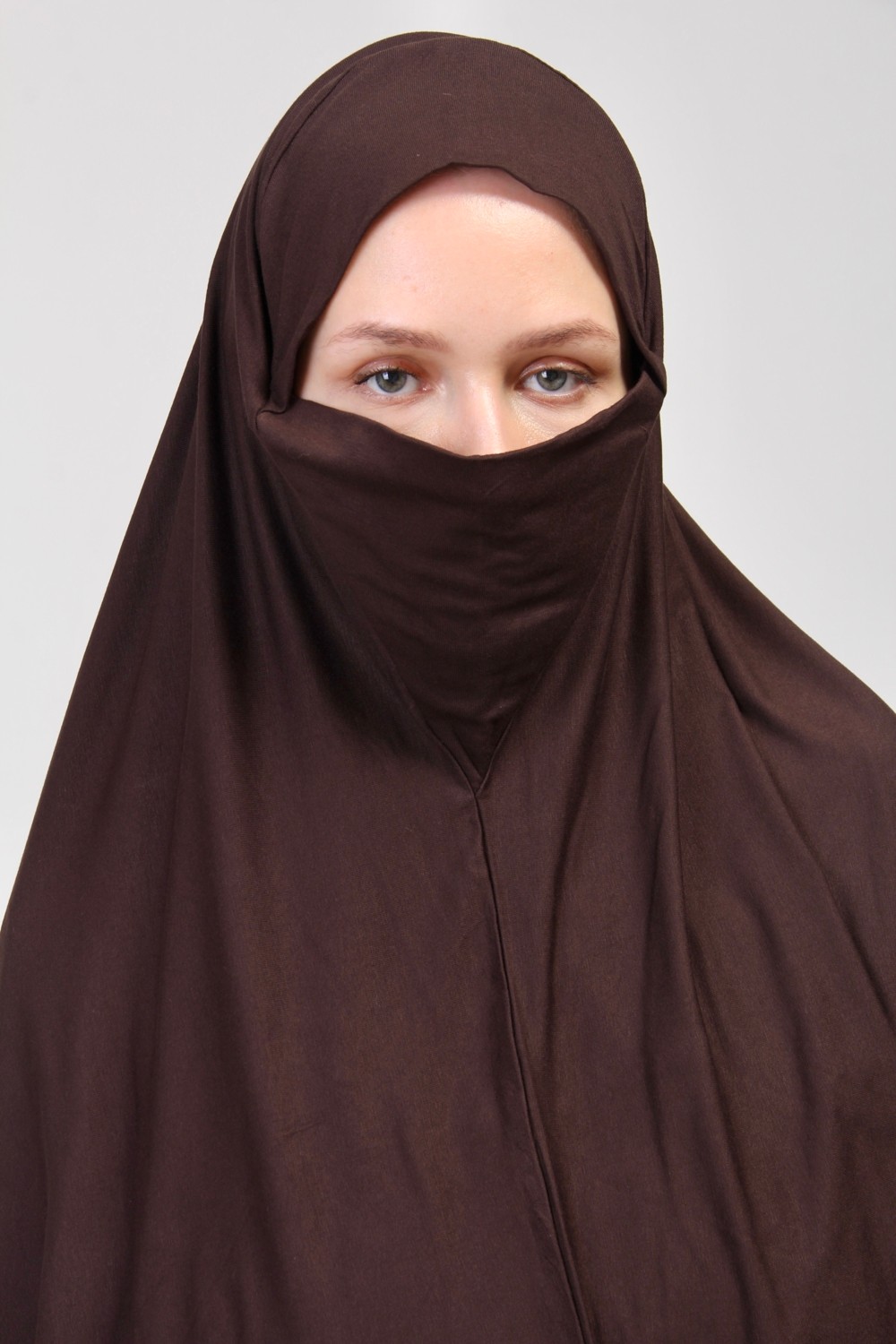 Manolyaşal İslamic Hijab Manolya Şal Pratik Eşarp Peçeli-Peçesiz Hazır Türban Sufle görsel 6