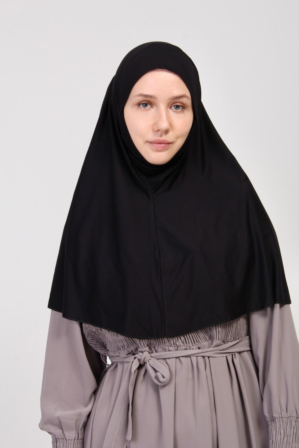 Manolyaşal İslamic Hijab Manolya Şal Pratik Eşarp Peçeli-Peçesiz Hazır Türban Sufle görsel 8