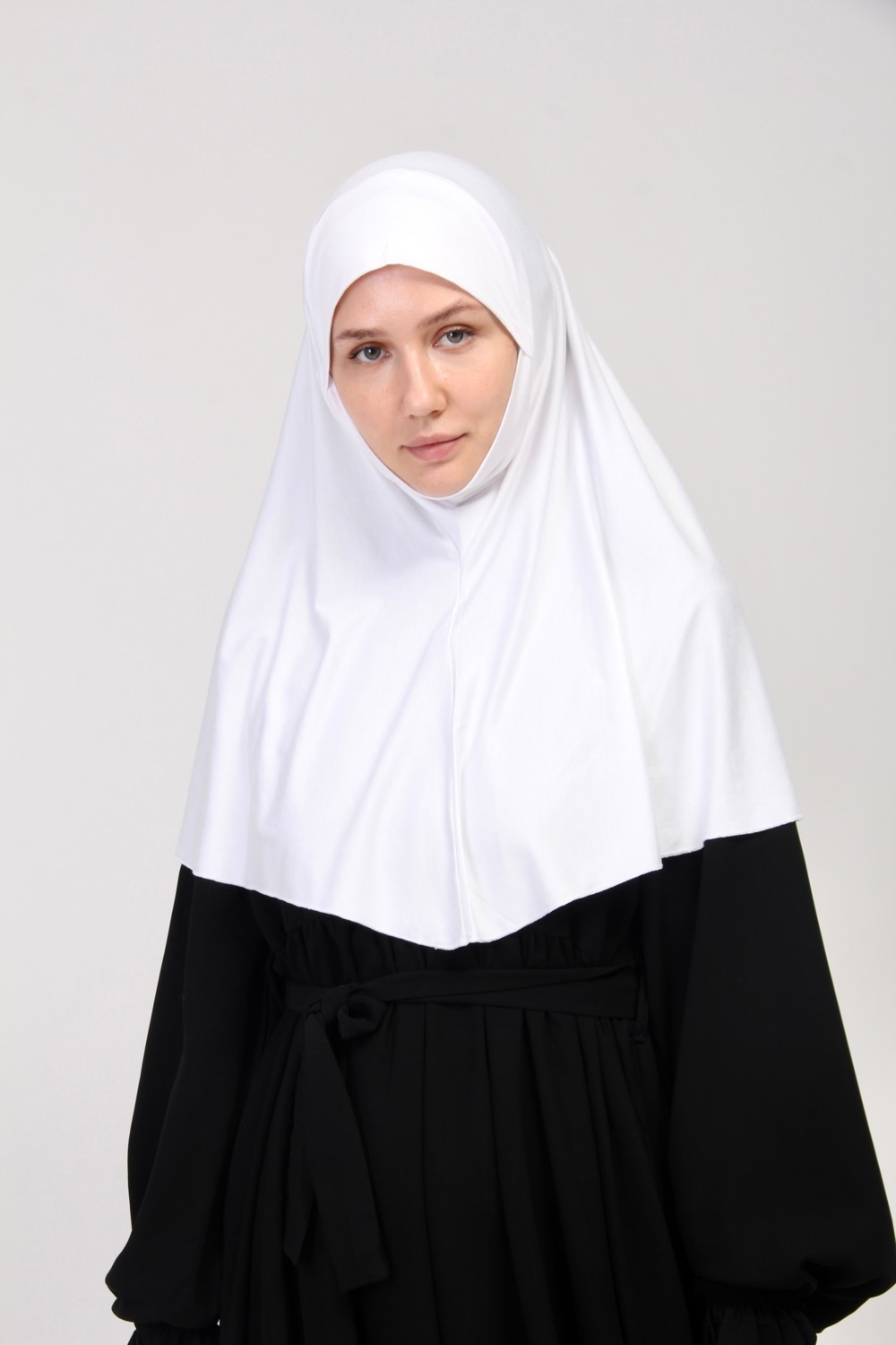 Manolyaşal İslamic Hijab Manolya Şal Pratik Eşarp Peçeli-Peçesiz Hazır Türban Sufle