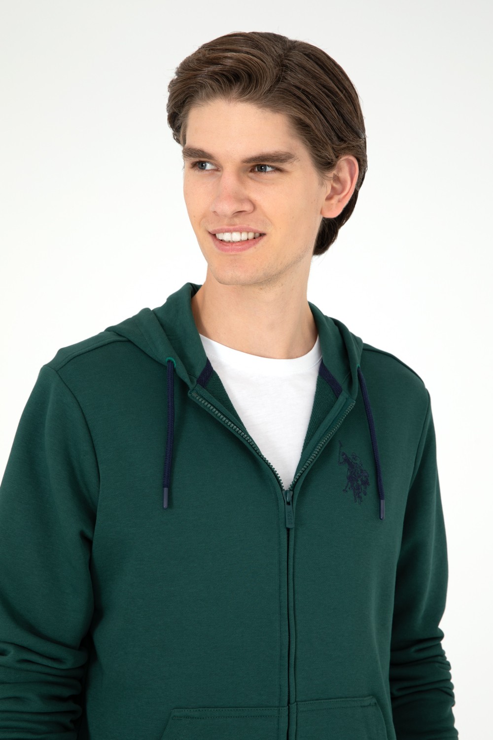 U.S. Polo Assn. Erkek Kahverengi Örme Hırka 50295147-VR029 görsel 2