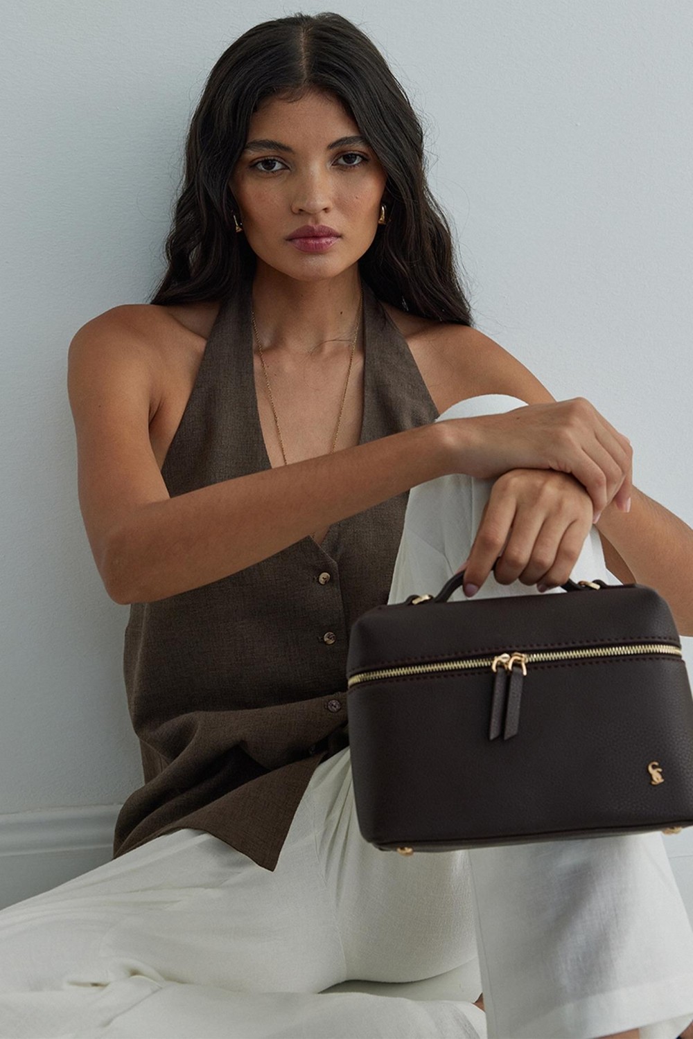Suud Collection Kahverengi Sallie Bag görsel 6