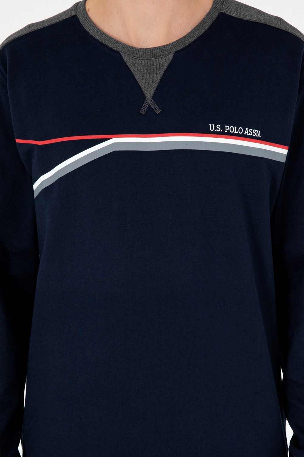 U.S. Polo Assn. Erkek Lacivert Pijama Takım 50301590-VR033 görsel 5