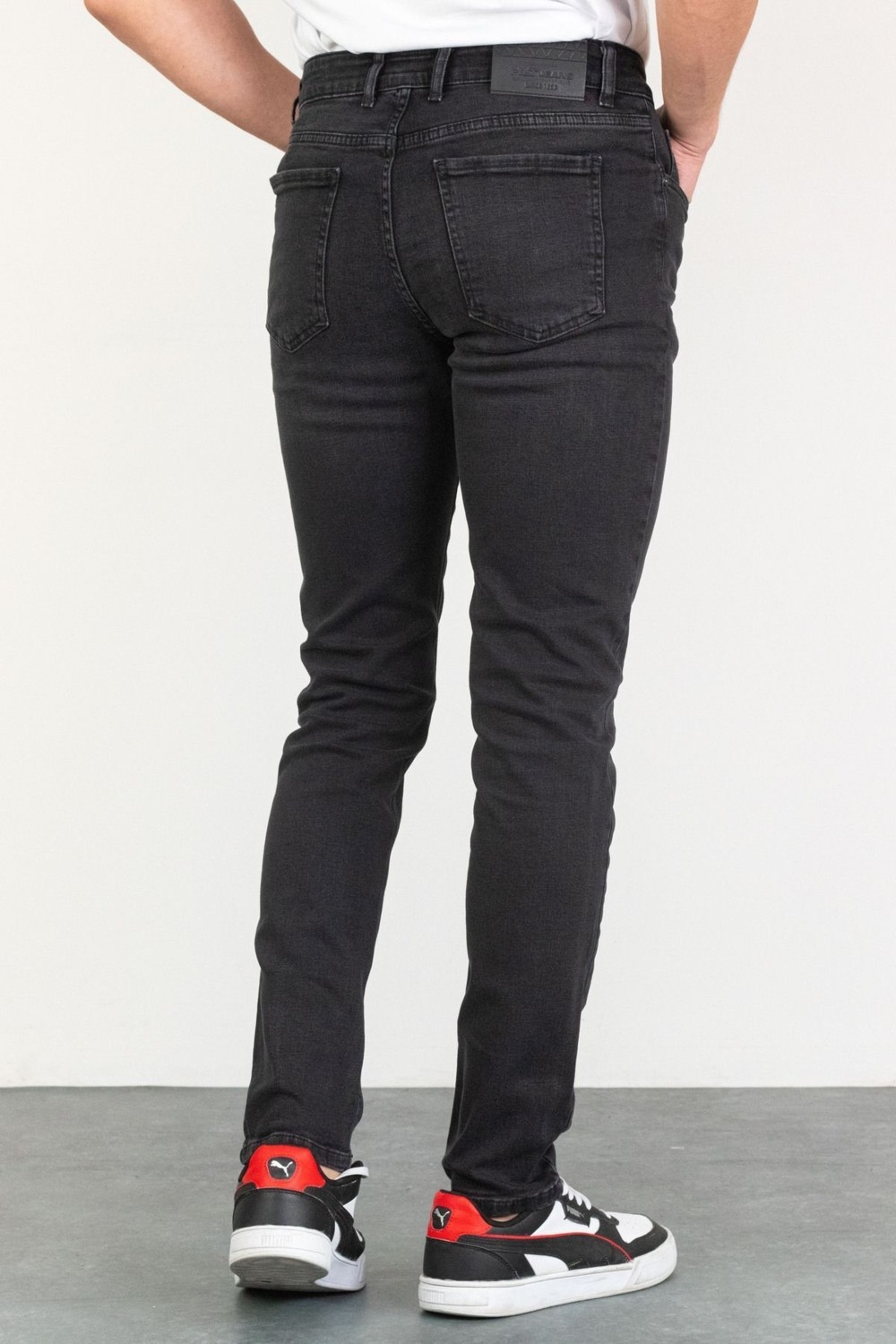 Hlt Jeans Jeffrey Taşlamalı Slim Fit Antrasit Kot Pantolon görsel 7