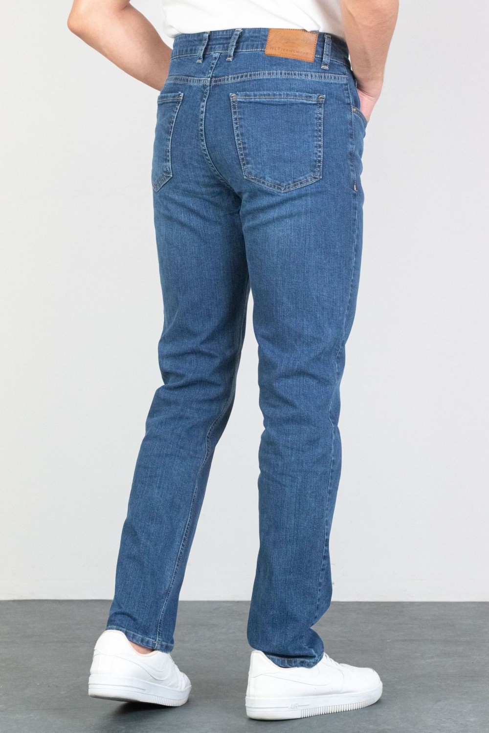 Hlt Jeans Erkek Kahverengi Regular Fit Rahat Kesim Esnek Likralı Denim Jeans Kot Pantolon HLTHE001979 görsel 6