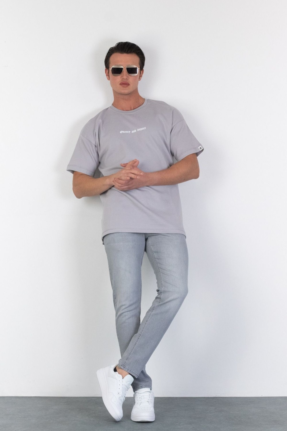 Hlt Jeans Erkek Gri Slim Fit Dar Kesim Esnek Likralı Denim Jeans Kot Pantolon HLTVALGREY-A görsel 2