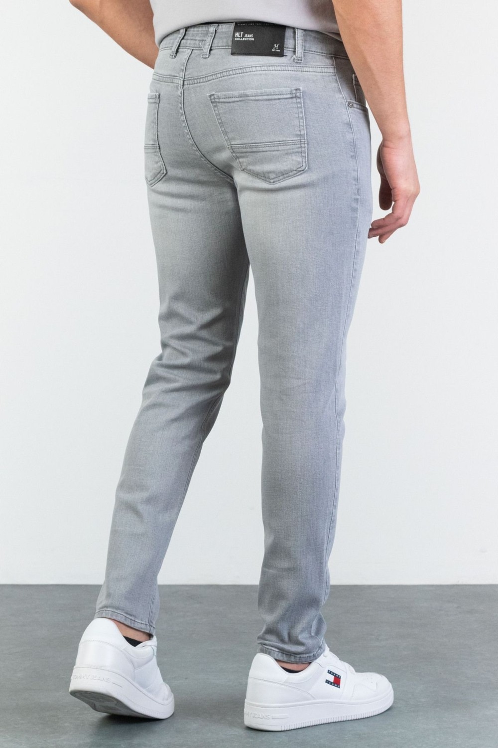 Hlt Jeans Erkek Gri Slim Fit Dar Kesim Esnek Likralı Denim Jeans Kot Pantolon HLTVALGREY-A görsel 6
