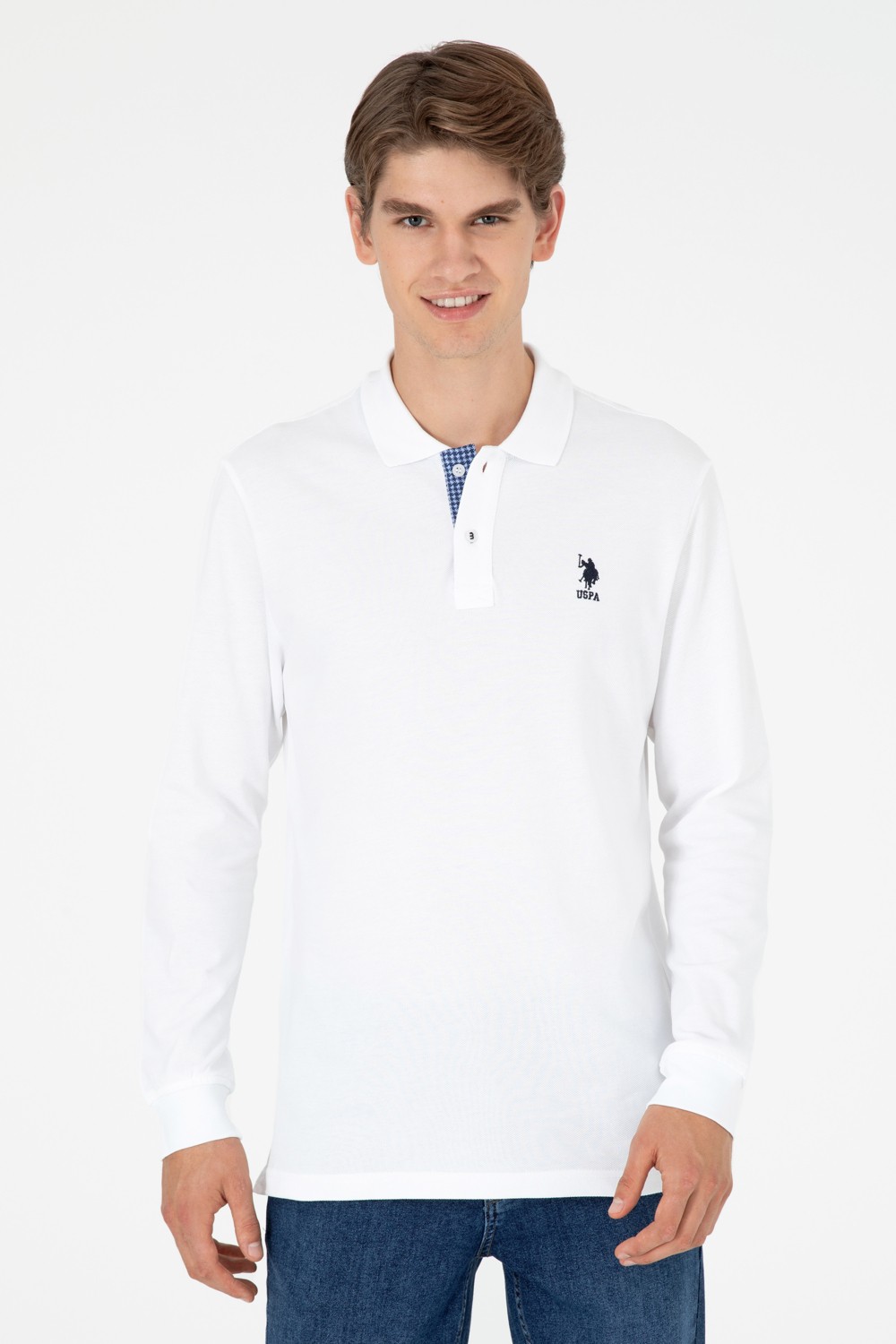 U.S. Polo Assn. Erkek Açık Haki Sweatshirt 50289062-VR183