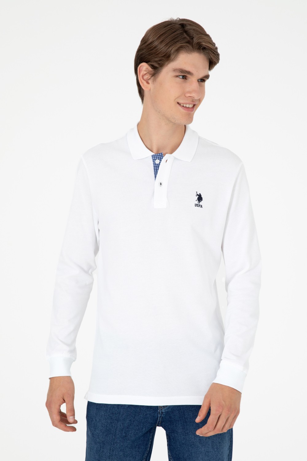 U.S. Polo Assn. Erkek Açık Haki Sweatshirt 50289062-VR183 görsel 3