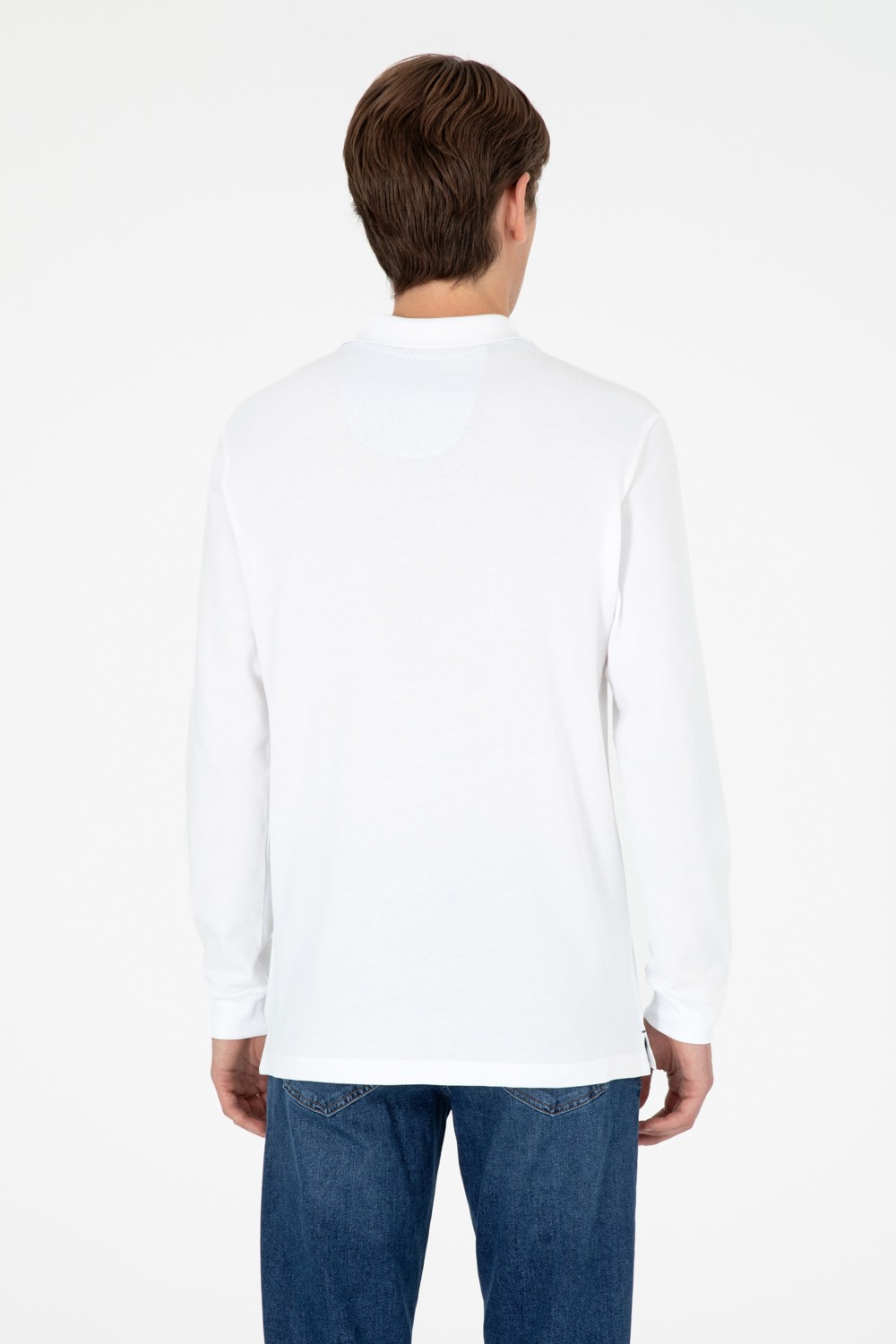 U.S. Polo Assn. Erkek Açık Haki Sweatshirt 50289062-VR183 görsel 5