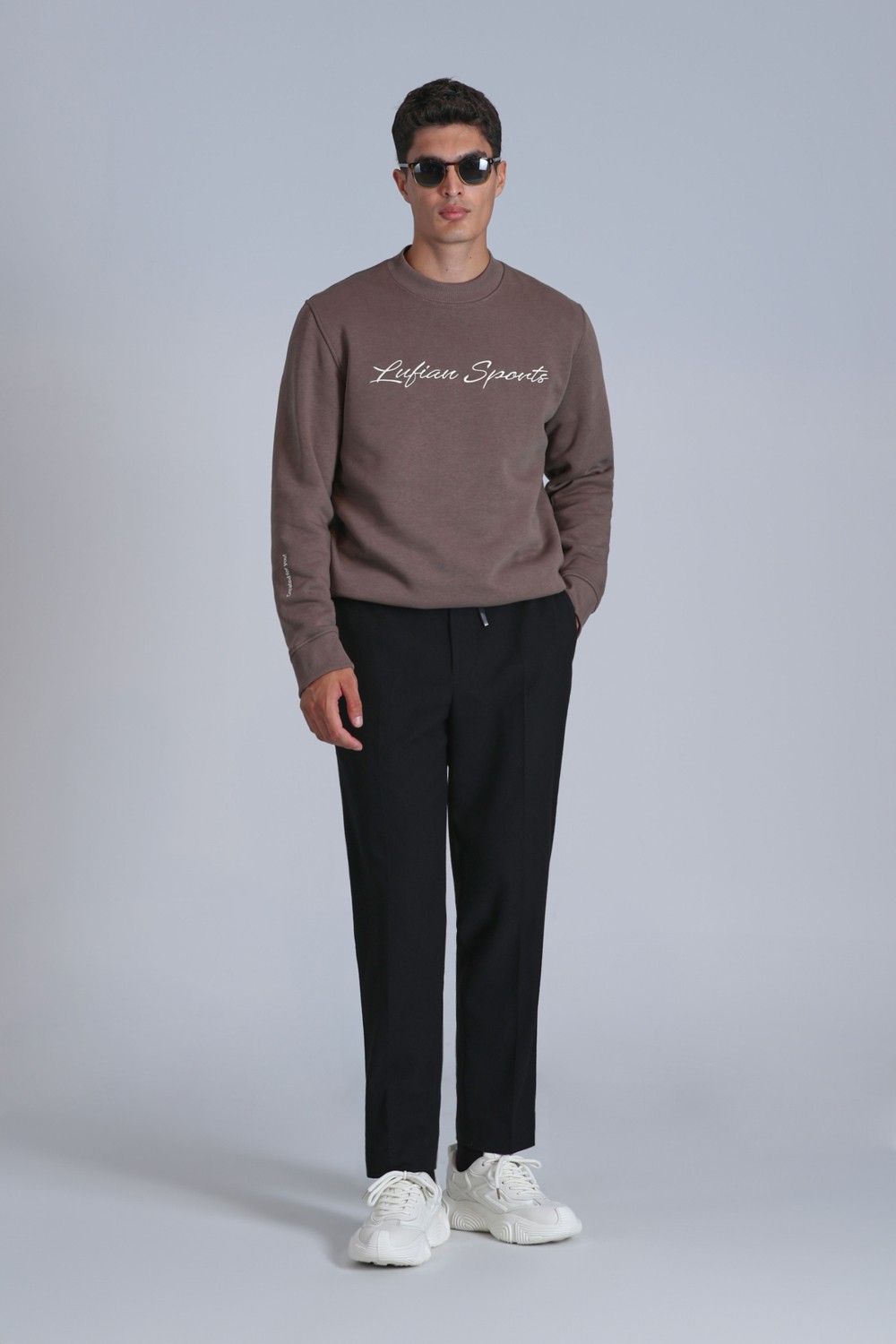 Lufian Loved Erkek Sweatshirt Siyah görsel 2