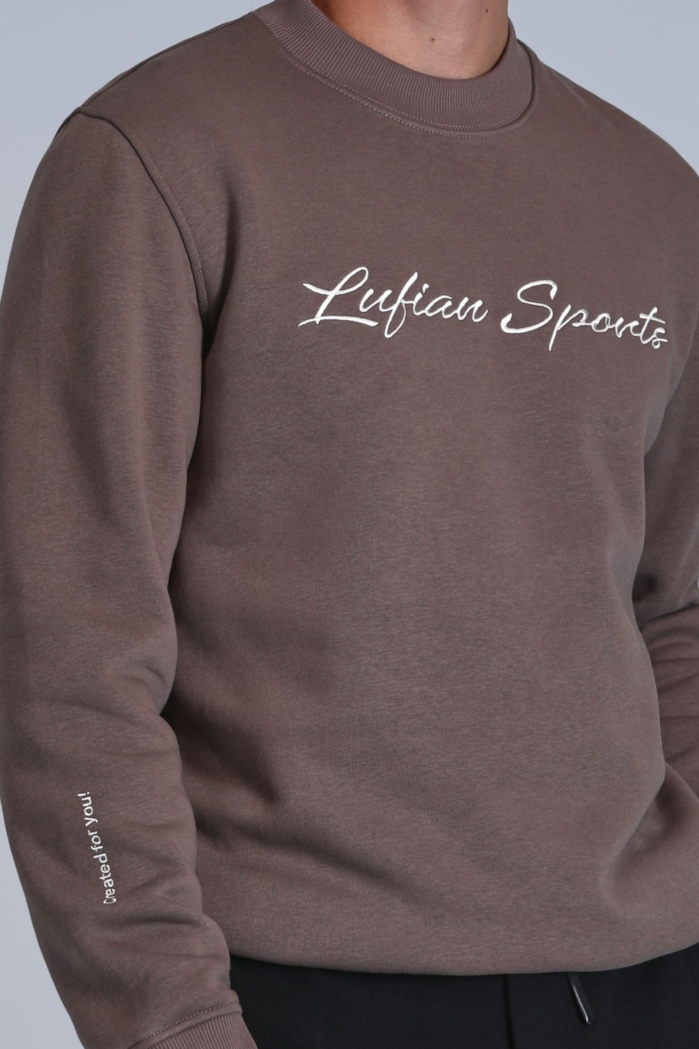 Lufian Loved Erkek Sweatshirt Siyah görsel 3