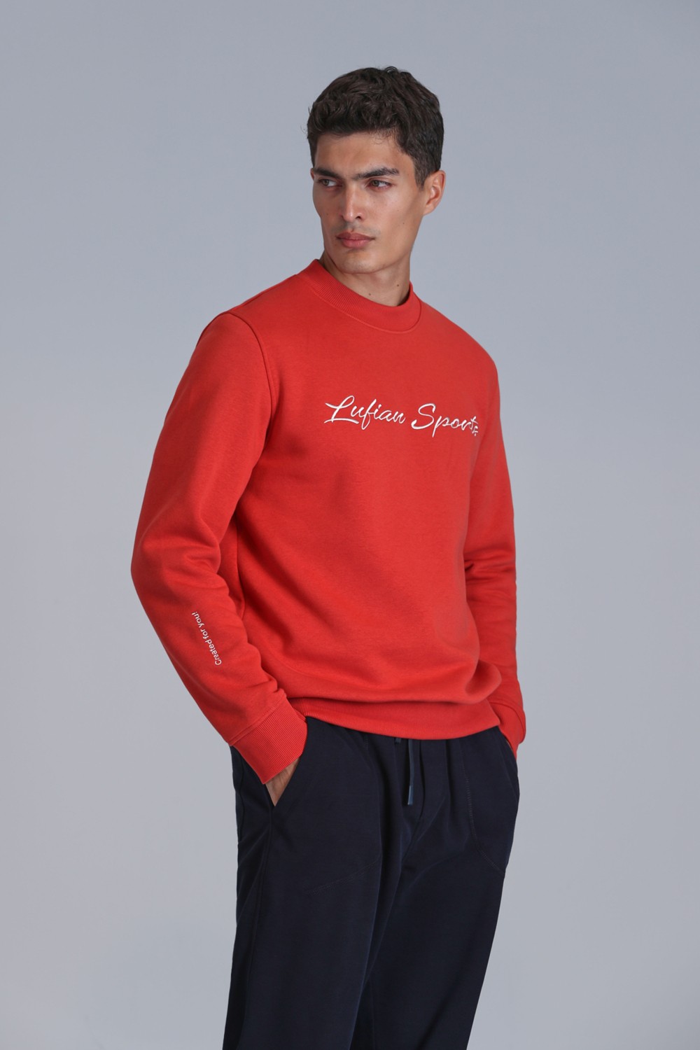Lufian Loved Erkek Sweatshirt Siyah