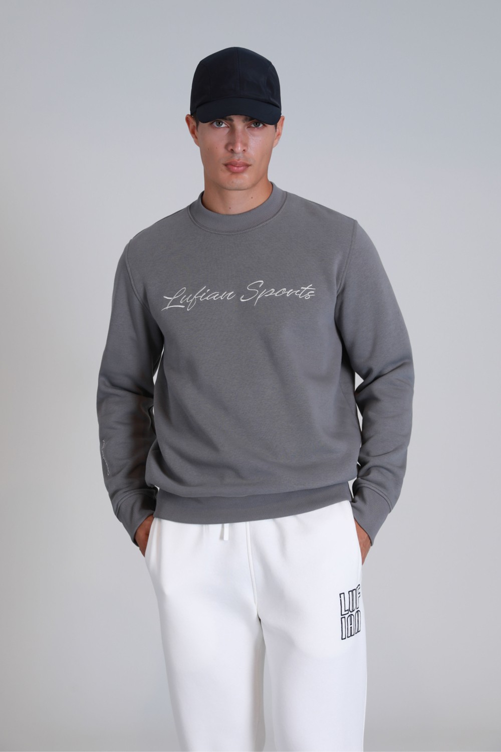 Lufian Loved Erkek Sweatshirt Siyah