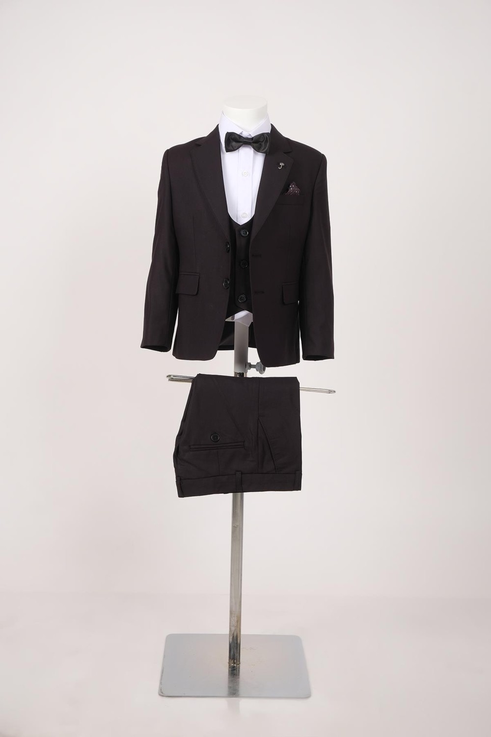 Doctor Junior Erkek Çocuk Slim Fit Lacivert Takım Elbise Poliviskon Kumaş Modeli MNVS12132