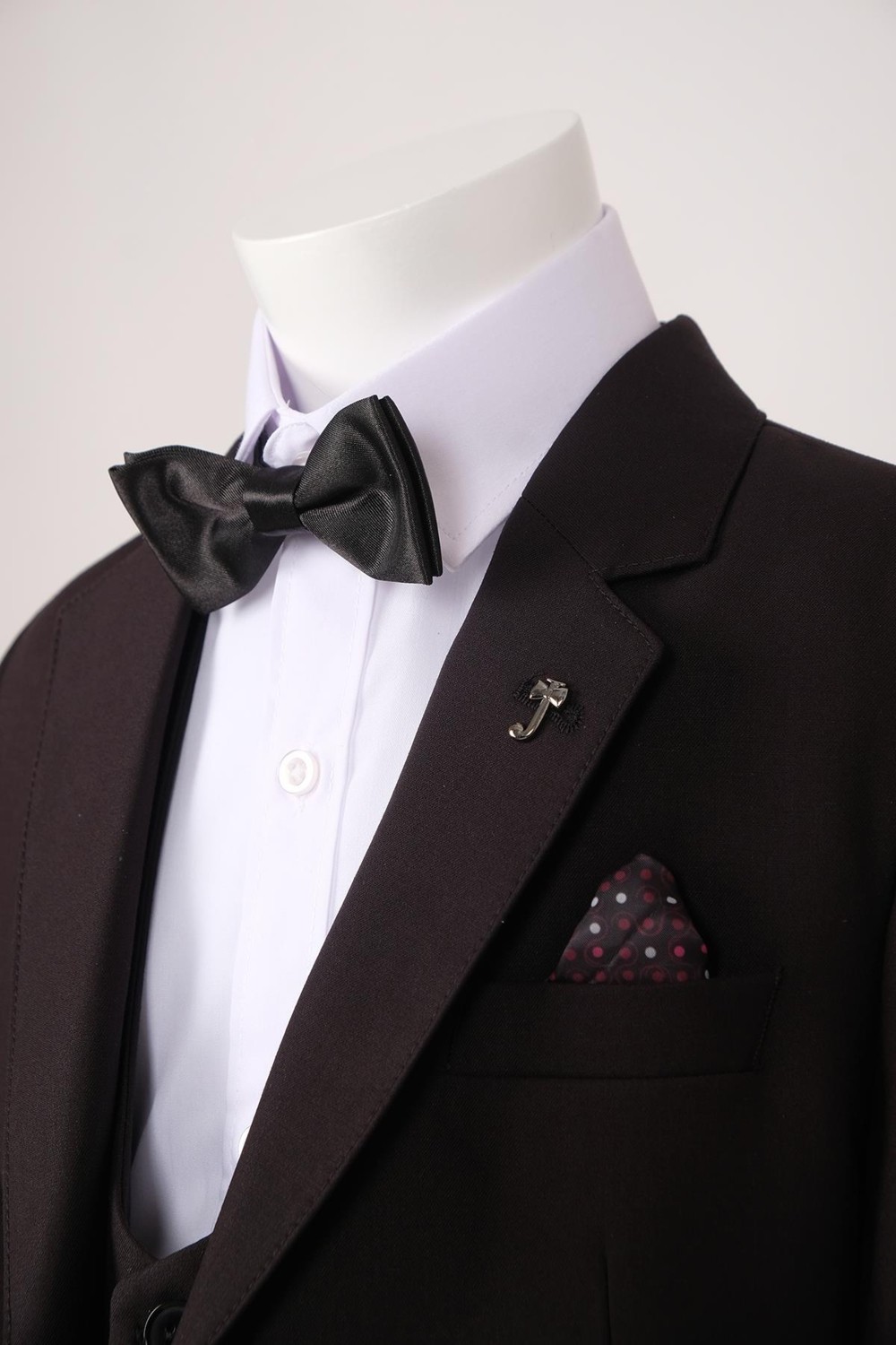 Doctor Junior Erkek Çocuk Slim Fit Lacivert Takım Elbise Poliviskon Kumaş Modeli MNVS12132 görsel 2