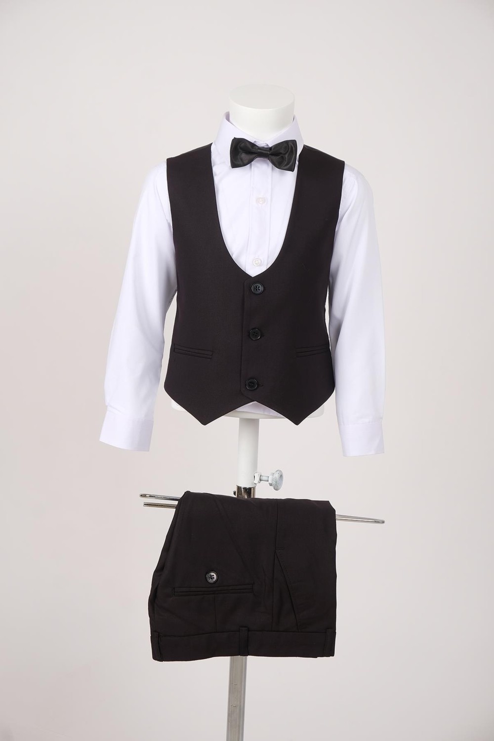 Doctor Junior Erkek Çocuk Slim Fit Lacivert Takım Elbise Poliviskon Kumaş Modeli MNVS12132 görsel 3
