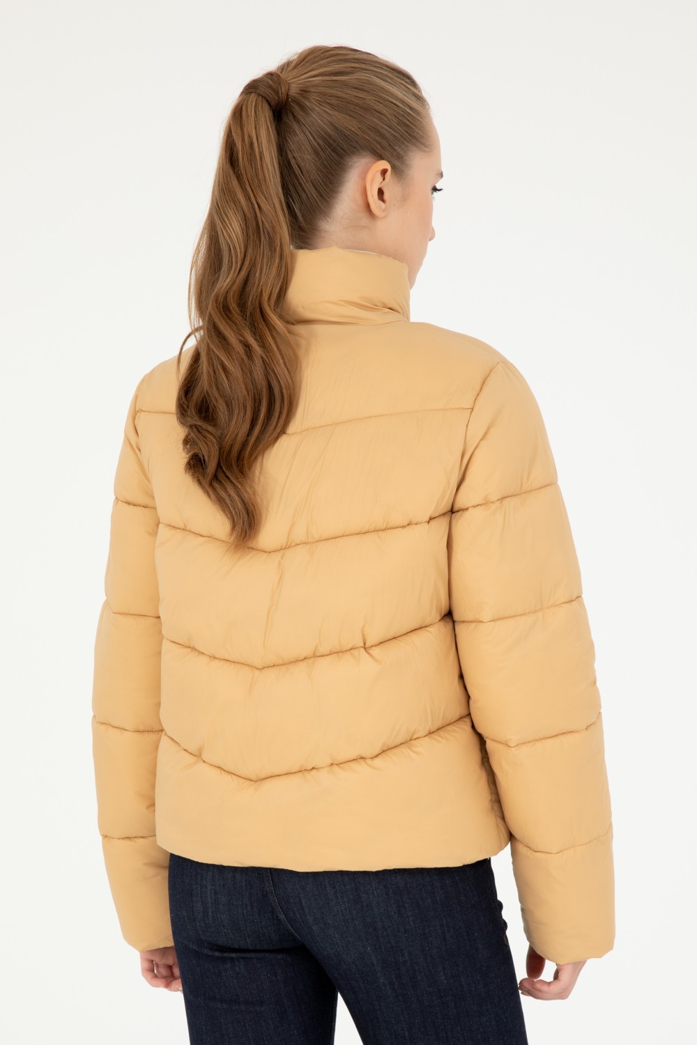 U.S. Polo Assn. Kadın Camel Mont 50292674-VR015 görsel 5