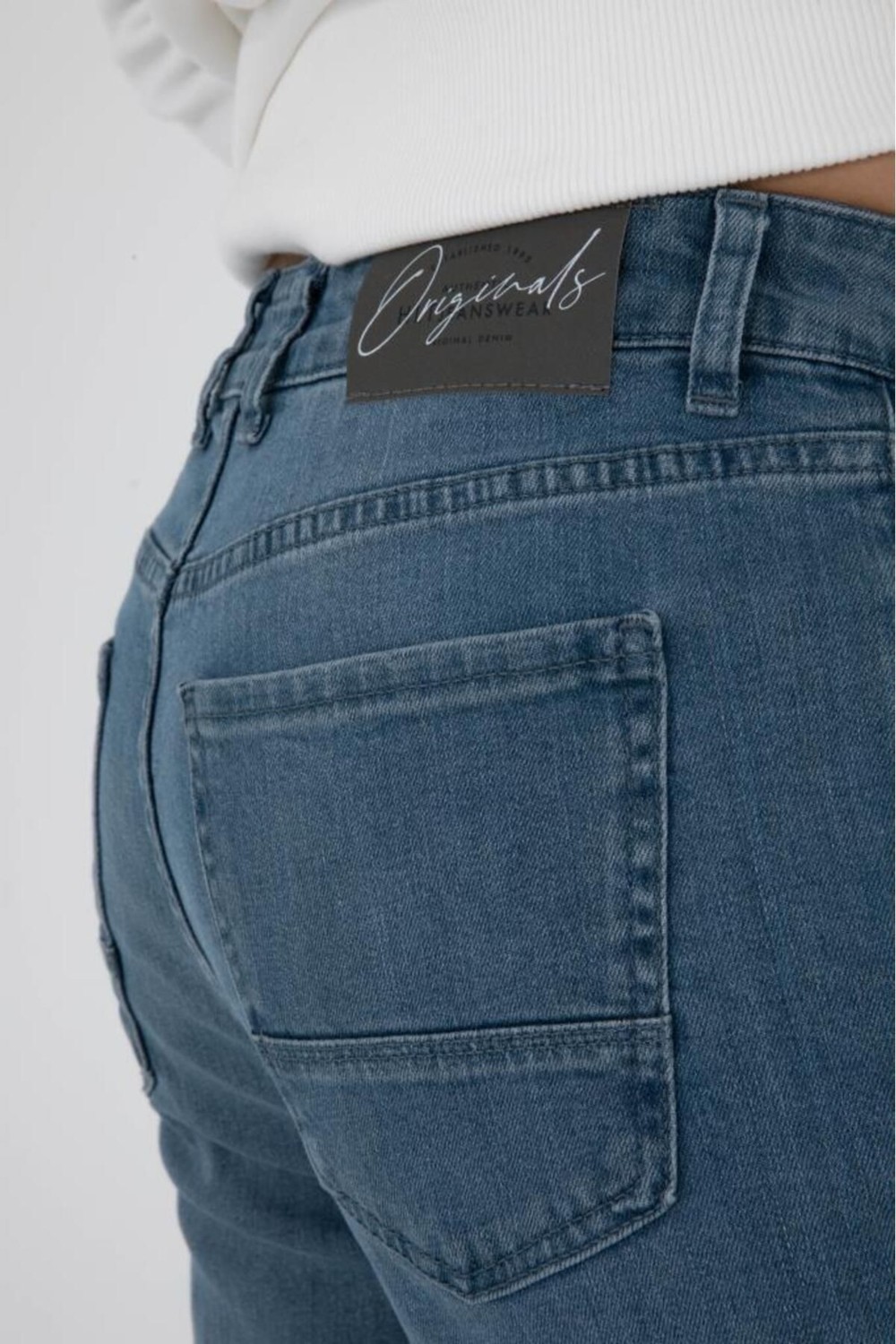 Hlt Jeans Erkek Taşlamalı Mavi Regular Fit Rahat Kesim Esnek Likralı Denim Jeans Kot Pantolon HLTHE003001 görsel 7