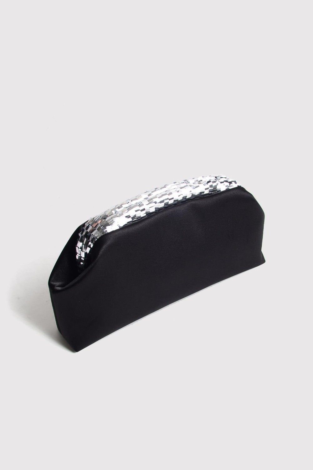 Berlesi Bej Saten Gold Payet Detaylı Clutch Abiye Çanta