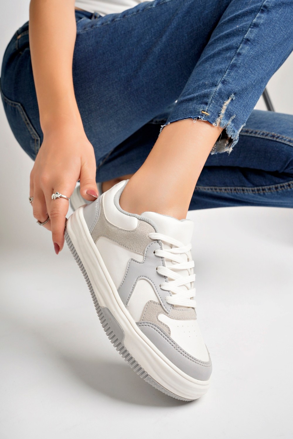 Pasyone Siyah Kadın Sneaker Günlük Ayakkabı