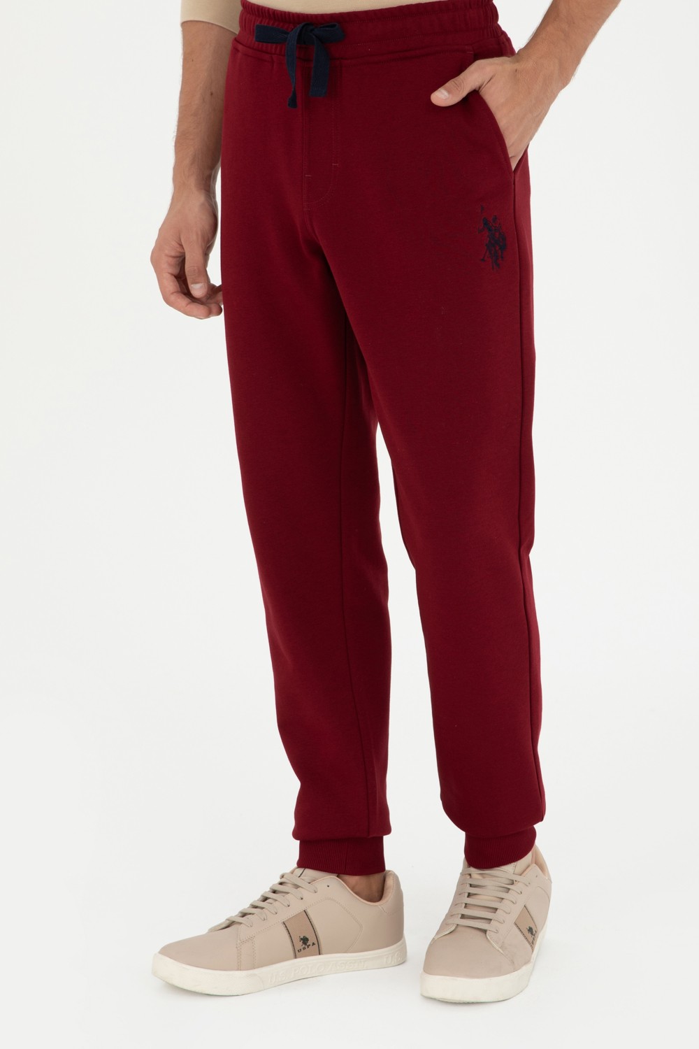 U.S. Polo Assn. Erkek Bordo Eşofman Altı 50295174-VR014 görsel 2