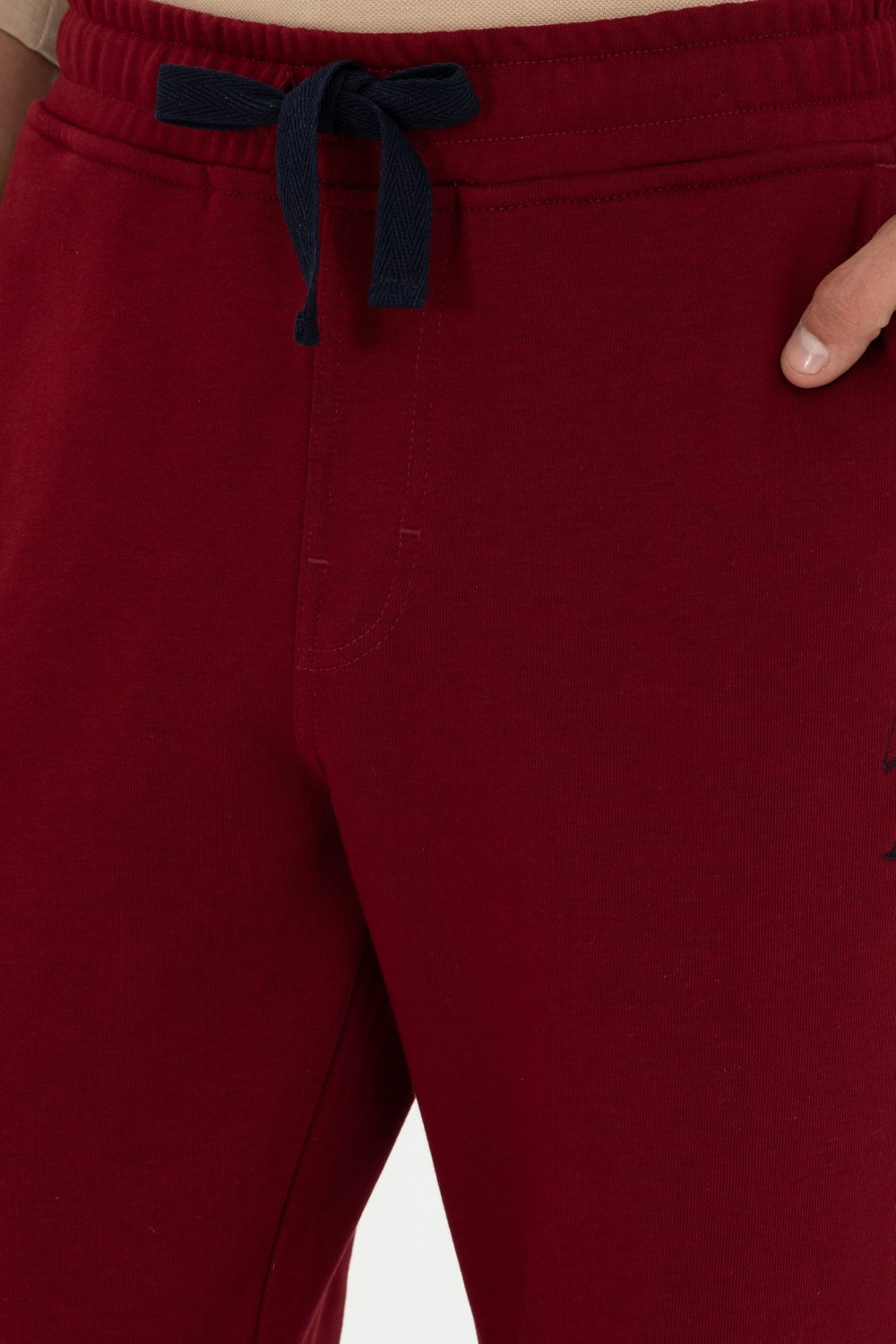 U.S. Polo Assn. Erkek Bordo Eşofman Altı 50295174-VR014 görsel 5