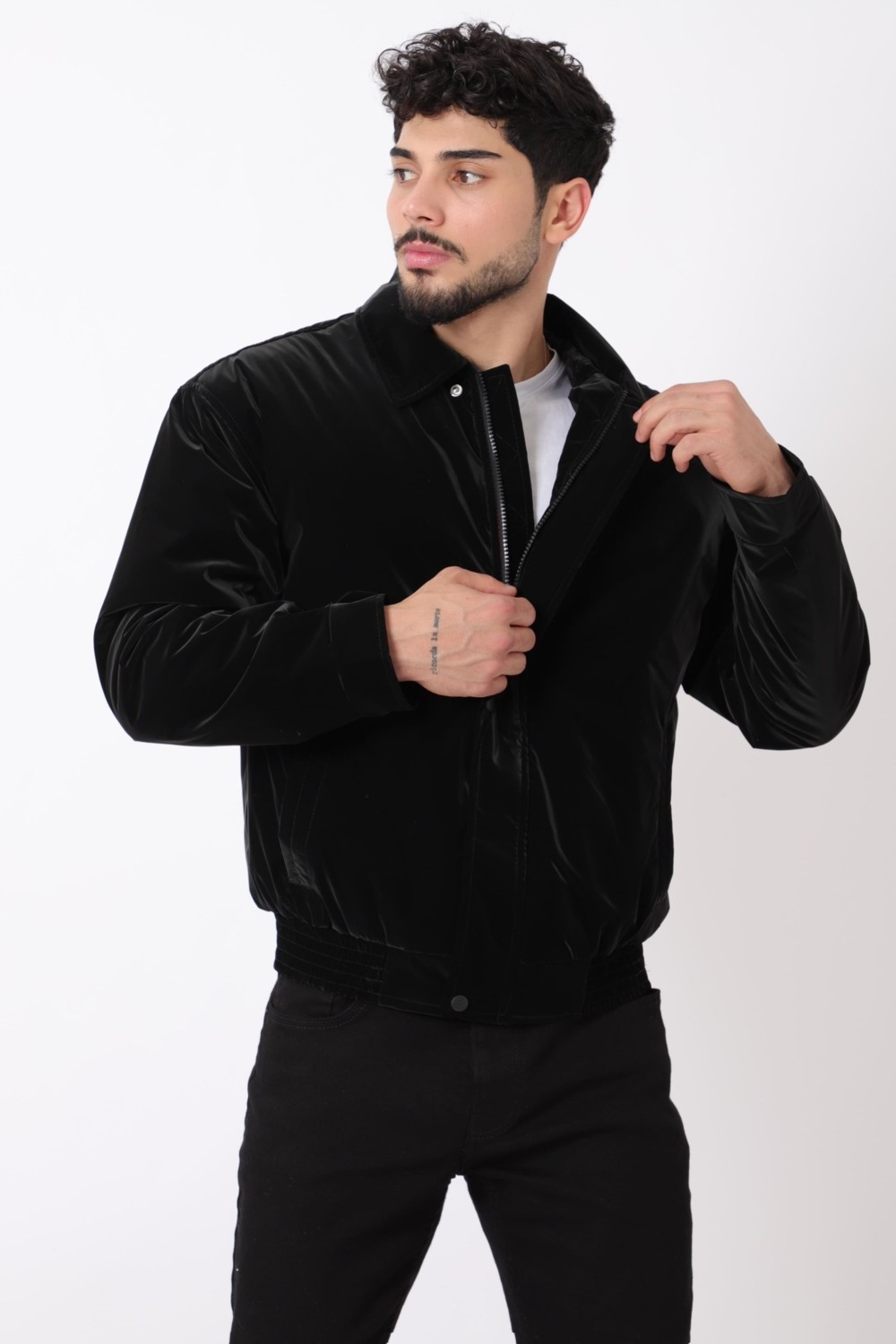 Stil Kombin Yakalı Bel Lastikli Nova Mevsimlik Mont Bl 1759_60300
