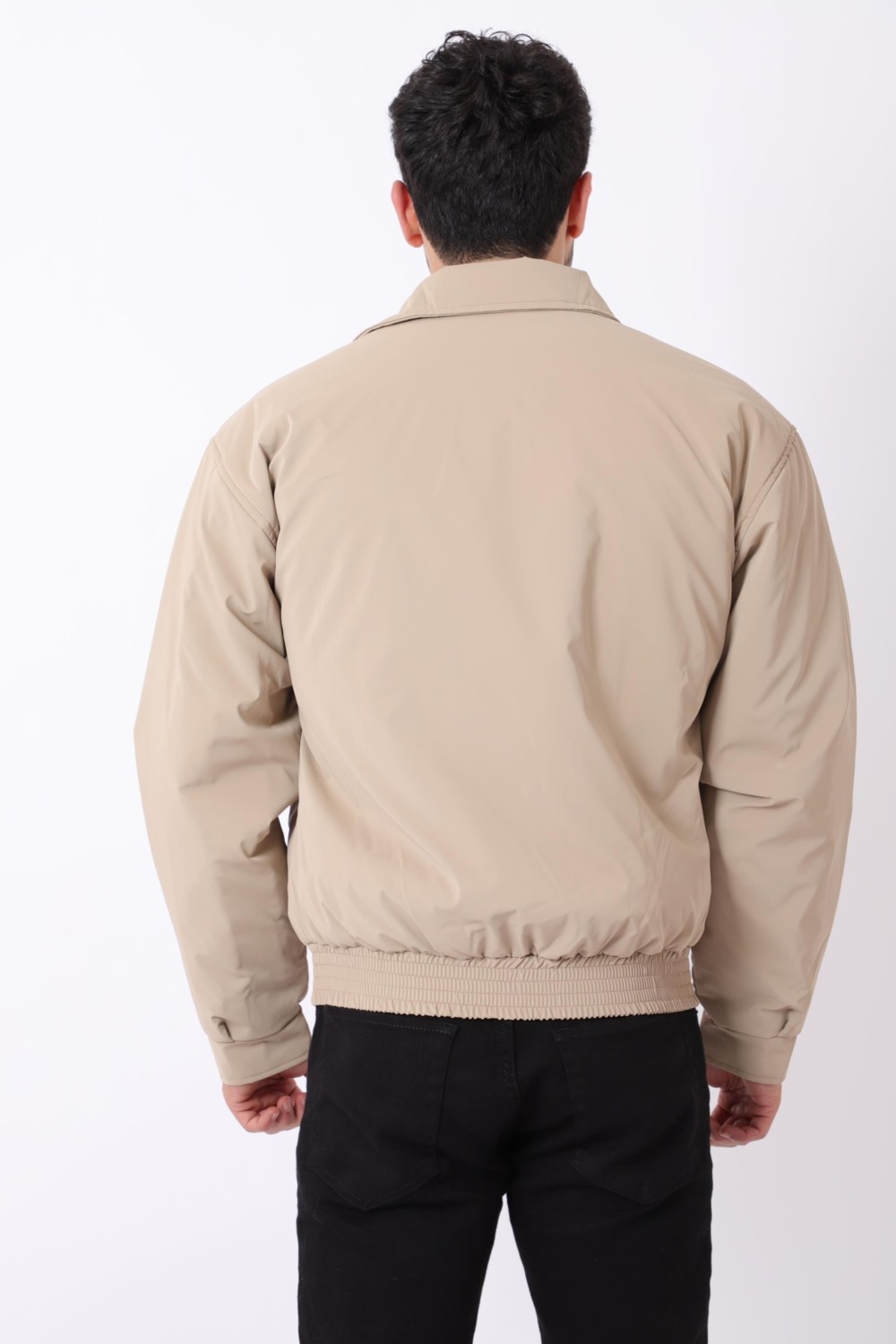 Stil Kombin Yakalı Bel Lastikli Nova Mevsimlik Mont Bl 1759_60300 görsel 5