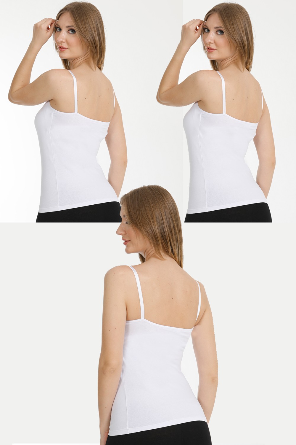 Parlingerie 3lü Emzirme Atleti Beyaz görsel 3