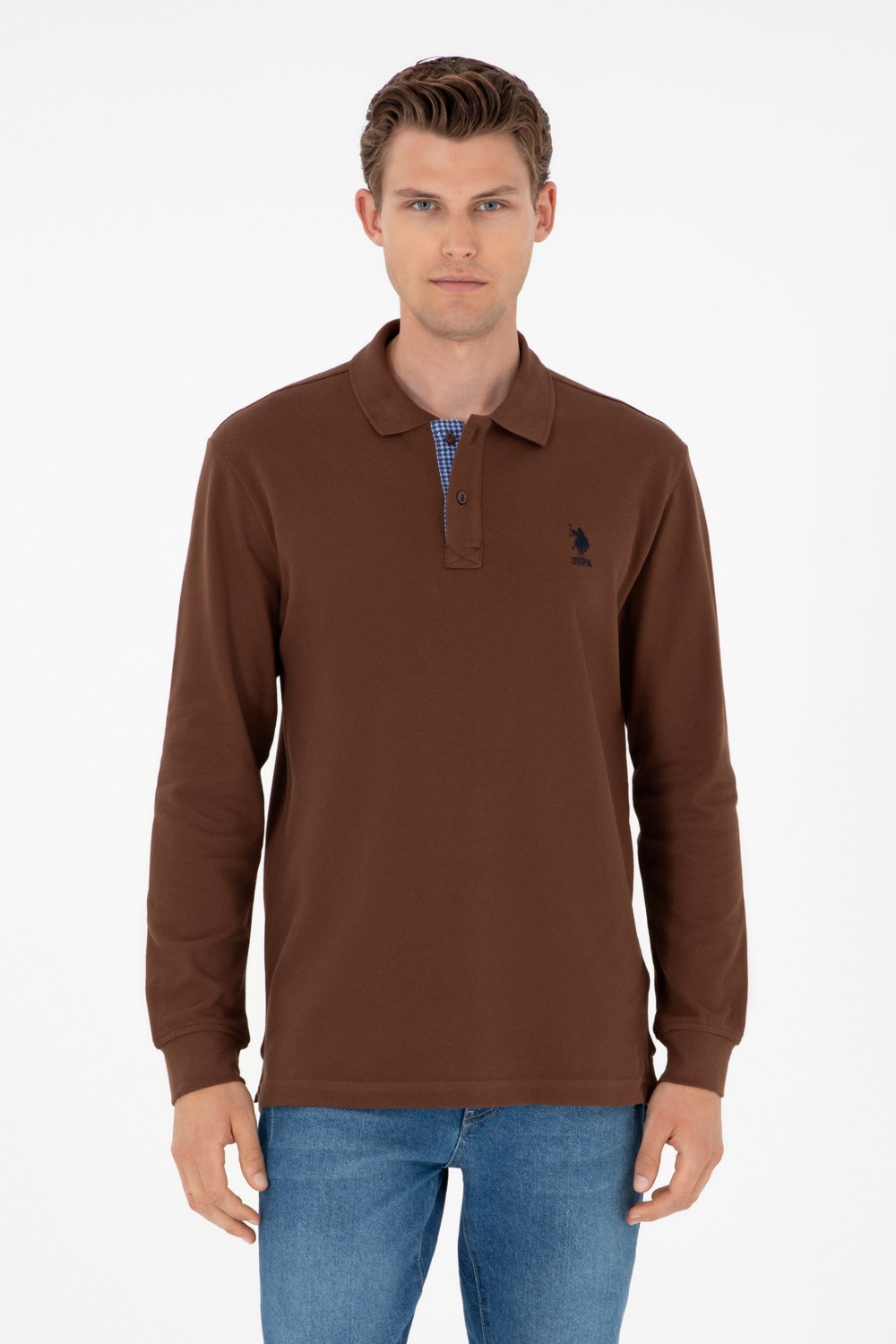 U.S. Polo Assn. Erkek Açık Haki Sweatshirt 50289062-VR183