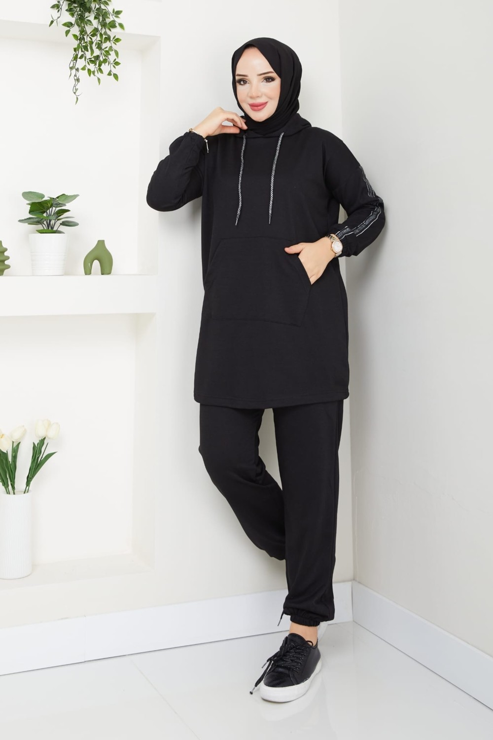 Cng Moda Oversize Model Tesettür Eşofman Takımı