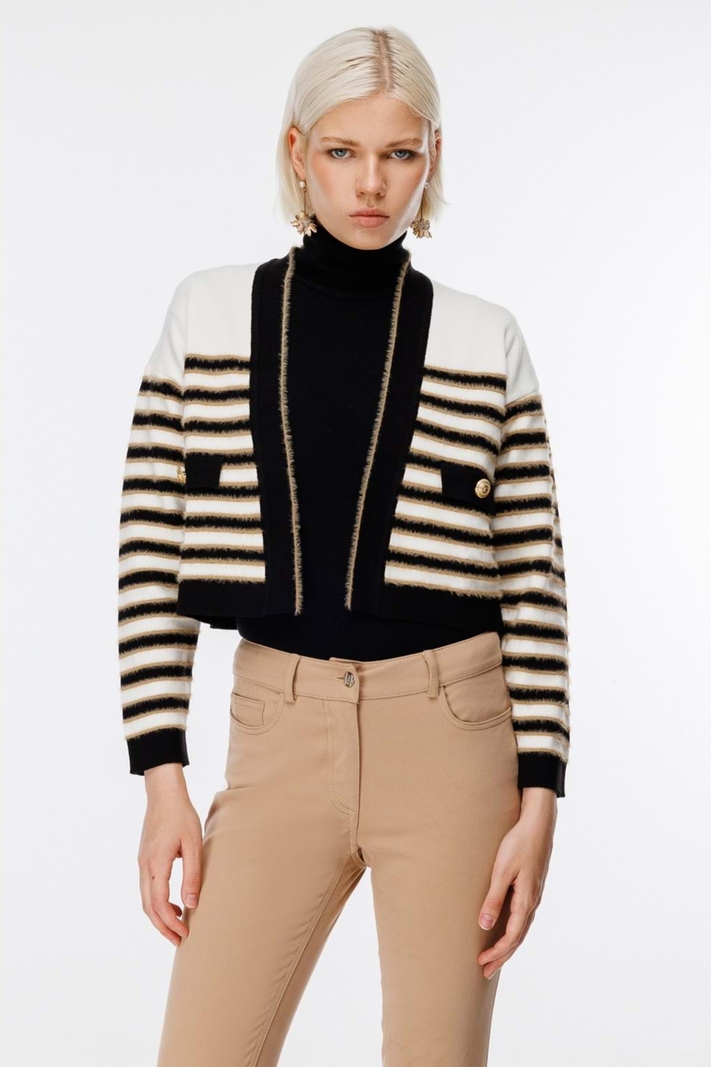 On Fashion Onfashion Hırka ON45905 Ekru L