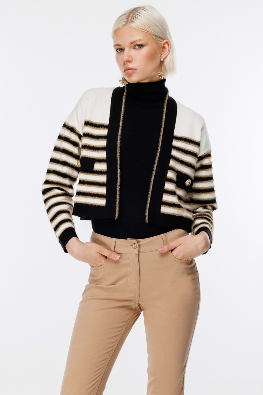 On Fashion Onfashion Hırka ON45905 Ekru L görsel 3