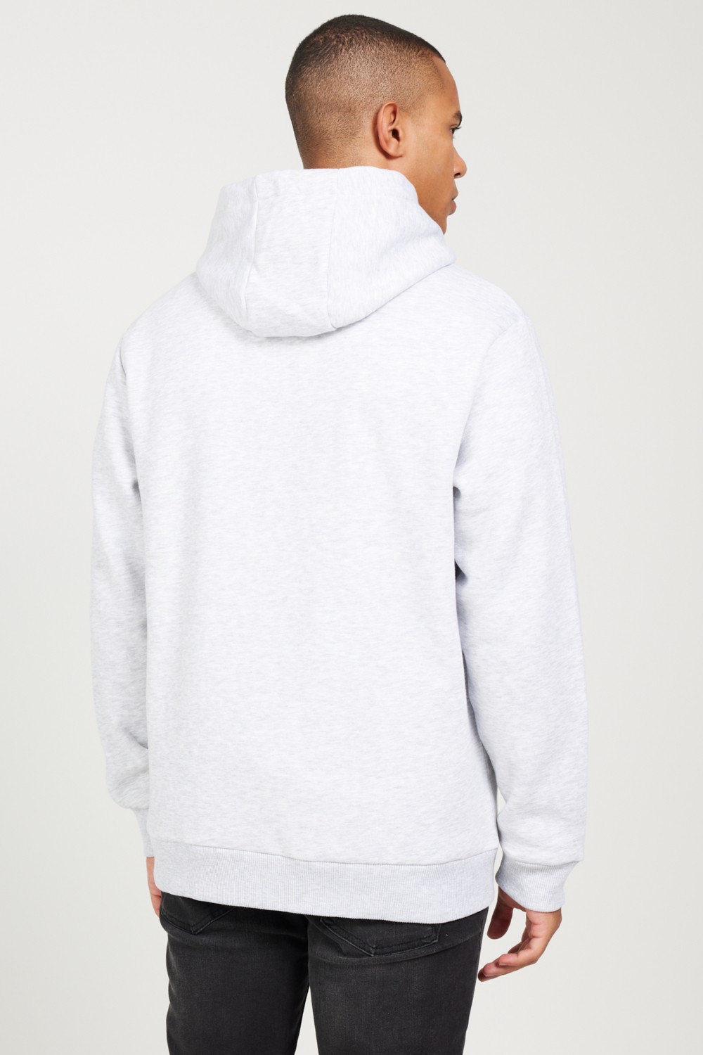 Altınyıldız Classics Erkek Antrasit-melanj Standart Fit Normal Kesim Kapüşonlu Fermuarlı Sweatshirt Ceket görsel 6